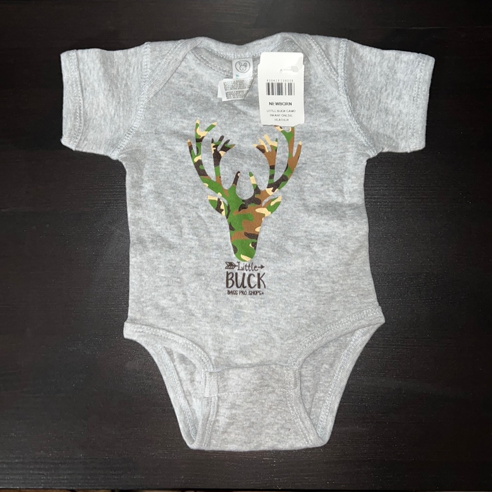 Little Buck Newborn Onesie
